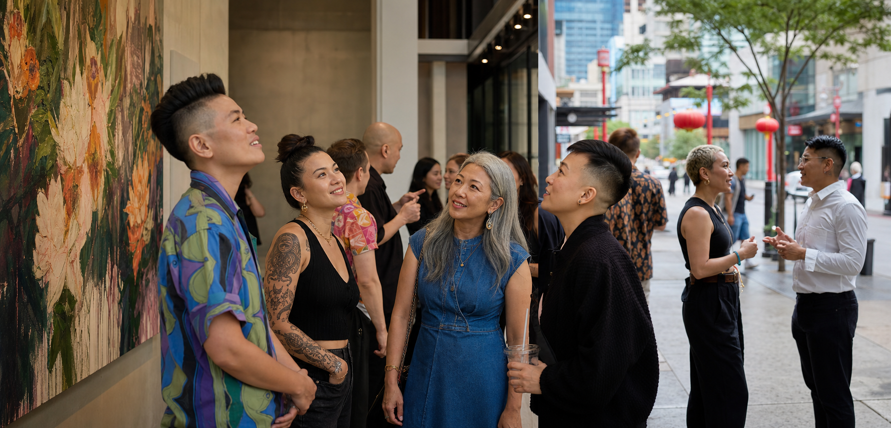 Community members enjoying a cultural outing